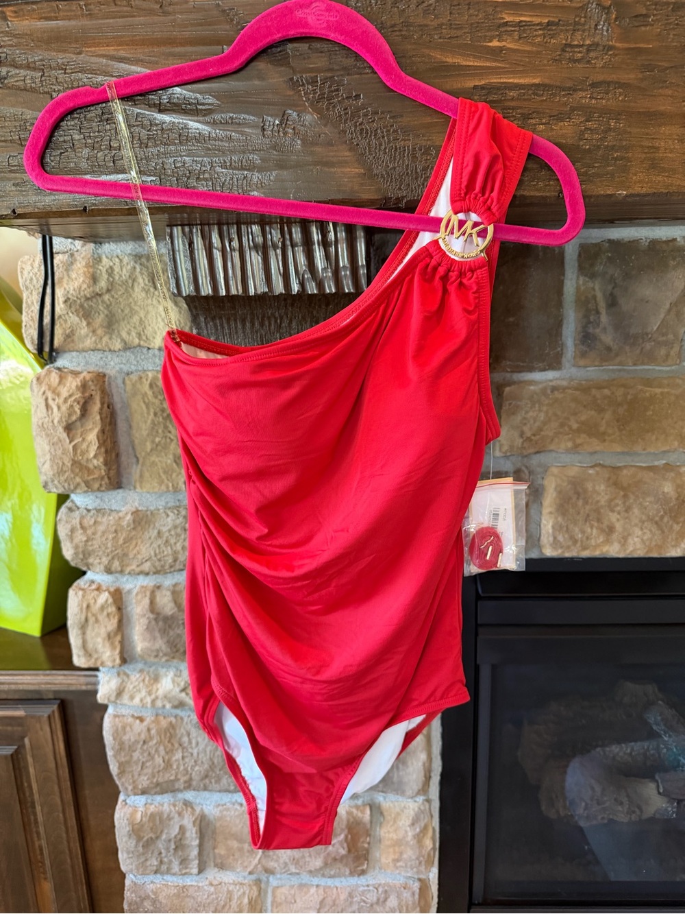 Michael Kors One Shoulder Swimsuit NWT - Picture 2 of 8